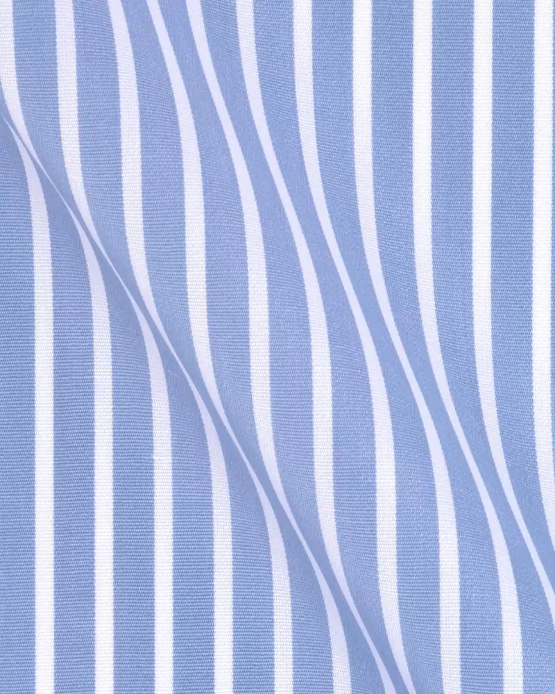 Canclini Argento Blue Stripe Shirt 3030.w070.0002.f03