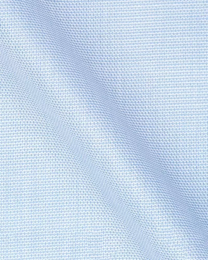 Canclini Giro Inglese Light Sky Blue Textured Shirt 1191.w012.0002.fan