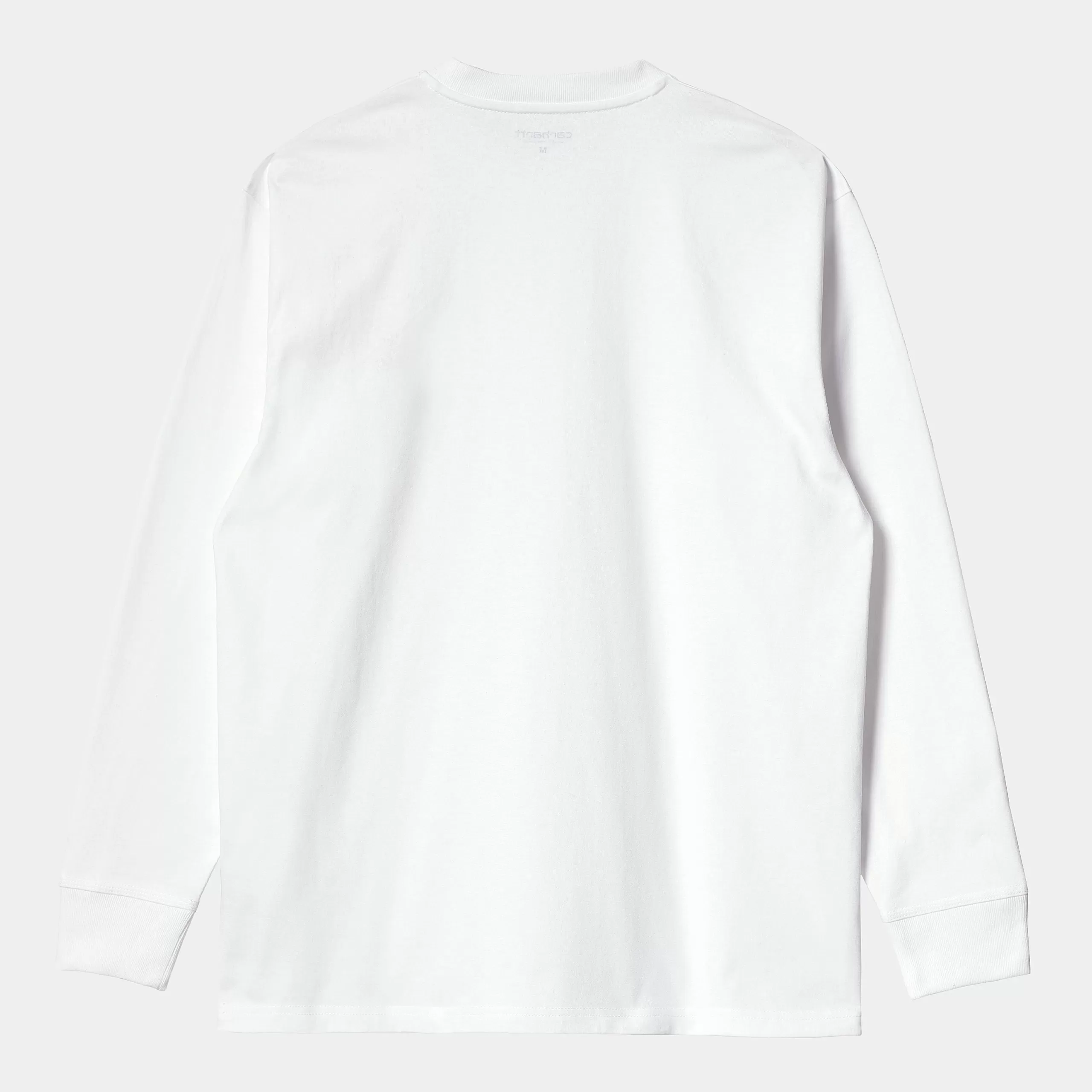 Carhartt L/S American Script T-Shirt White