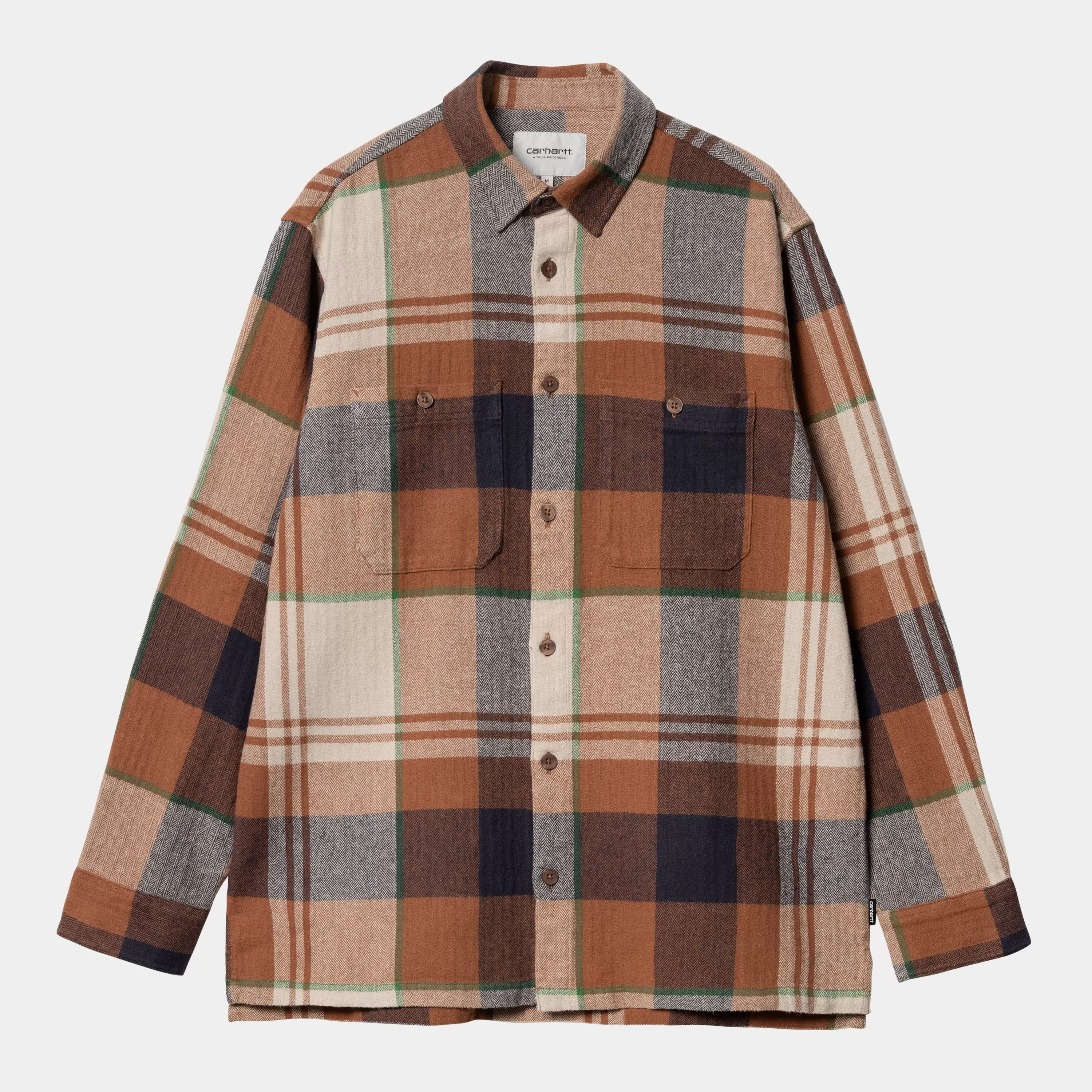 Carhartt L/S Dellinger Shirt - Dellinger Check / Beaver