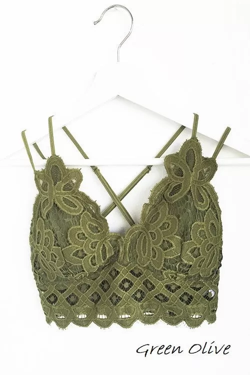 Christian Bralette-Green Olive