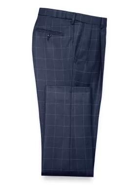 Classic Fit Essential Wool Pleated Suit Pants | Clearance