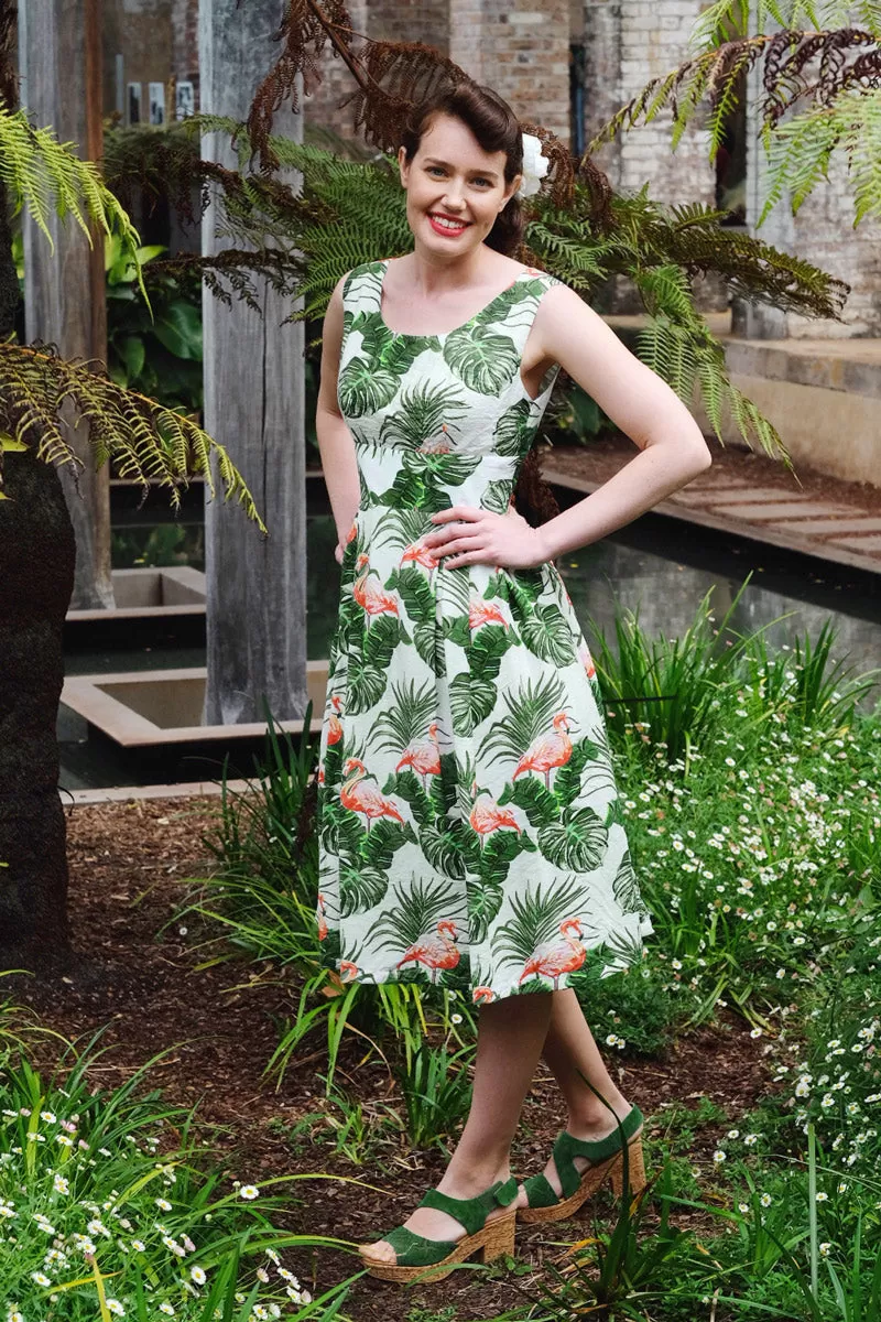 Cora Flamingo Dress