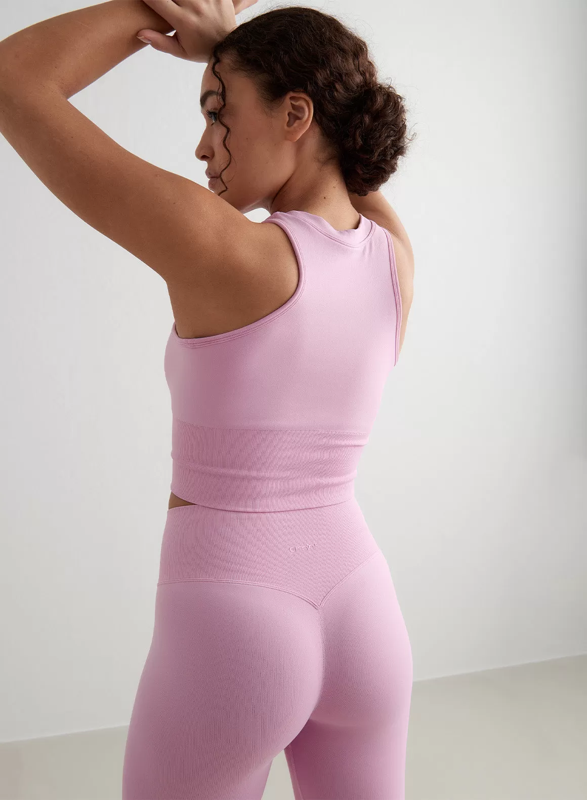 Cotton Candy Shape Seamless Racerfront Top