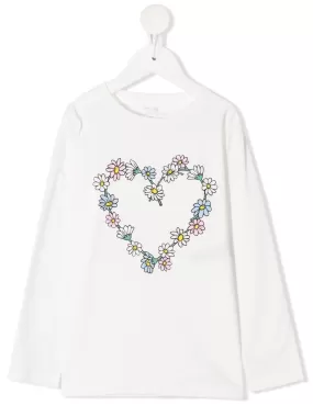 Daisy Heart Cotton Top