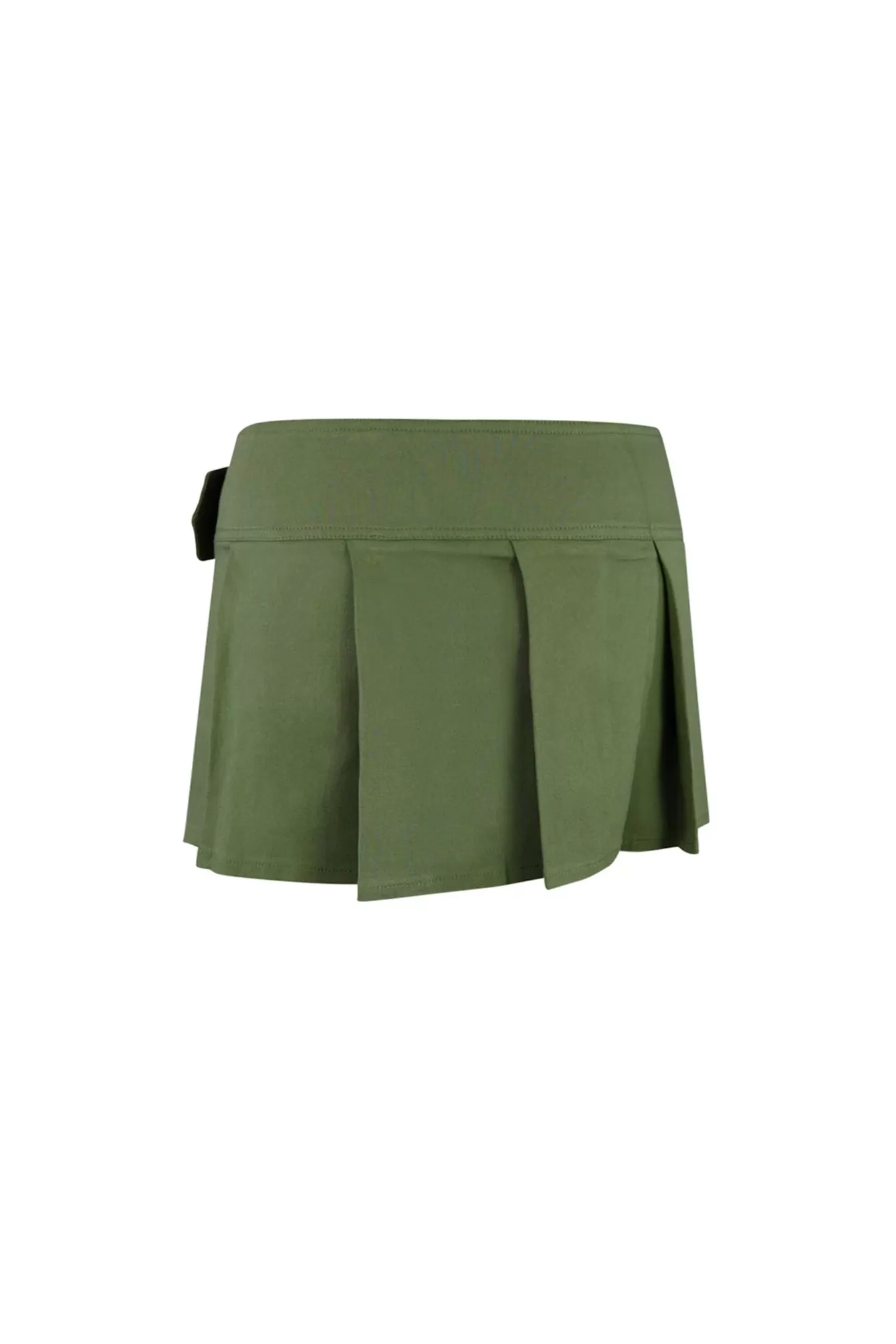 Dirty Martini Pleated Mini Skirt With Belt