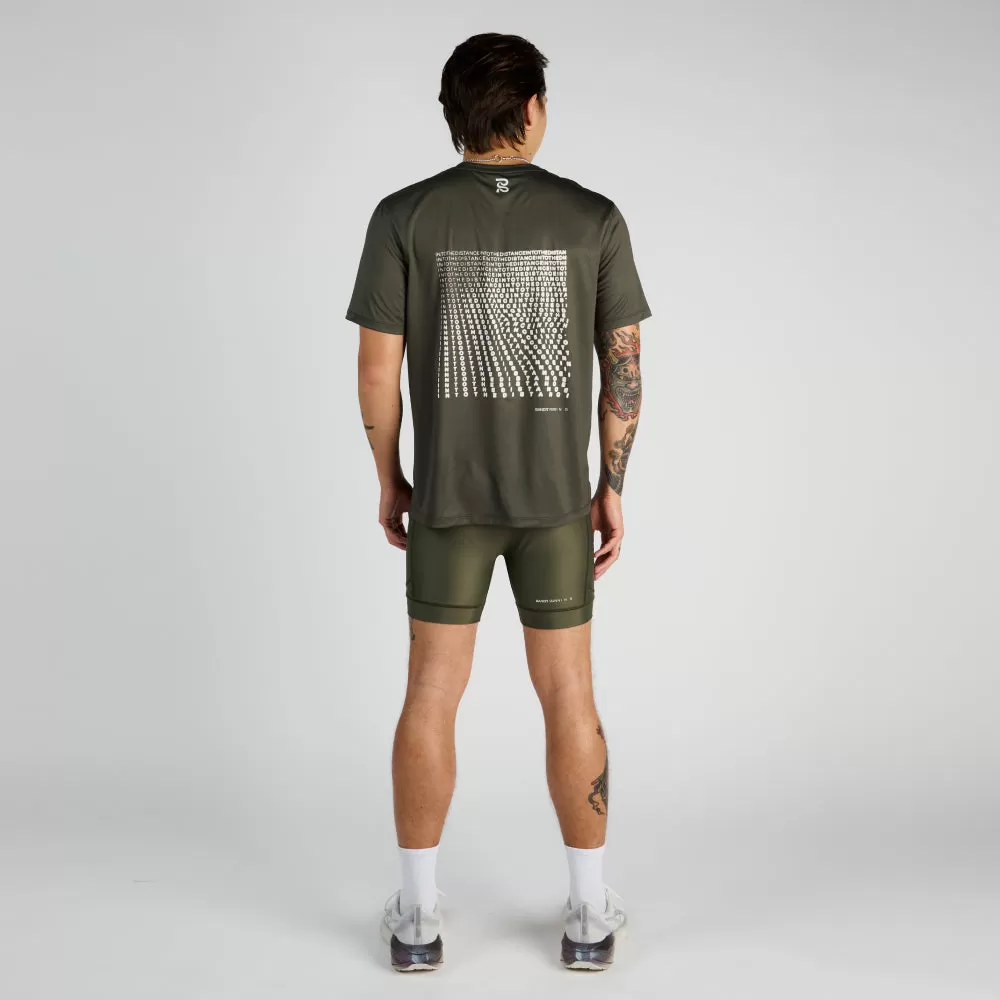 Drift™ "Into the Distance" Performance Tee - Olive