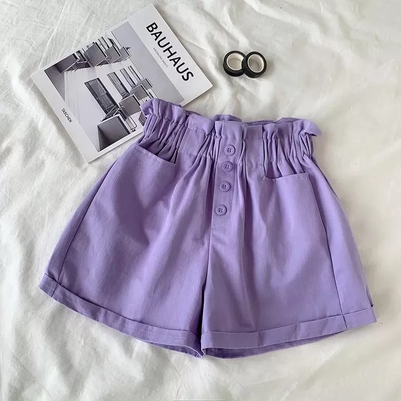 Enna Elastic Waist Shorts