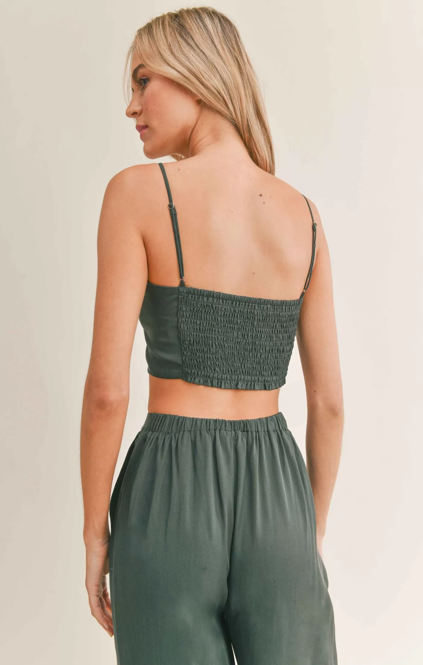 Evergreen Crop Top