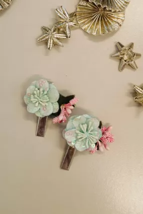 Floral Glitz clip