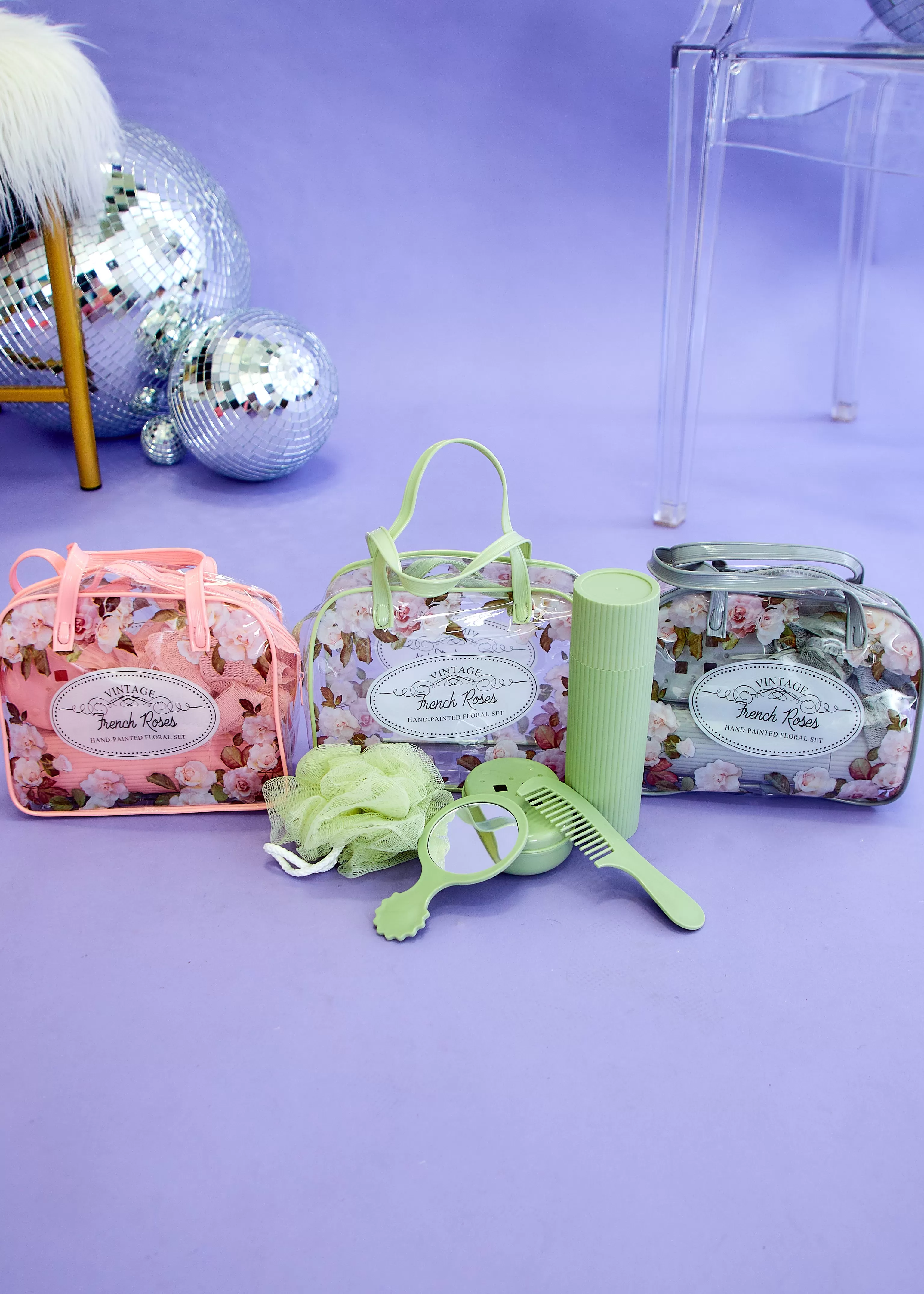 Floral Toiletry Set - 3 Colors