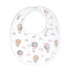 Fly Away Printed Bib | Baby Girl