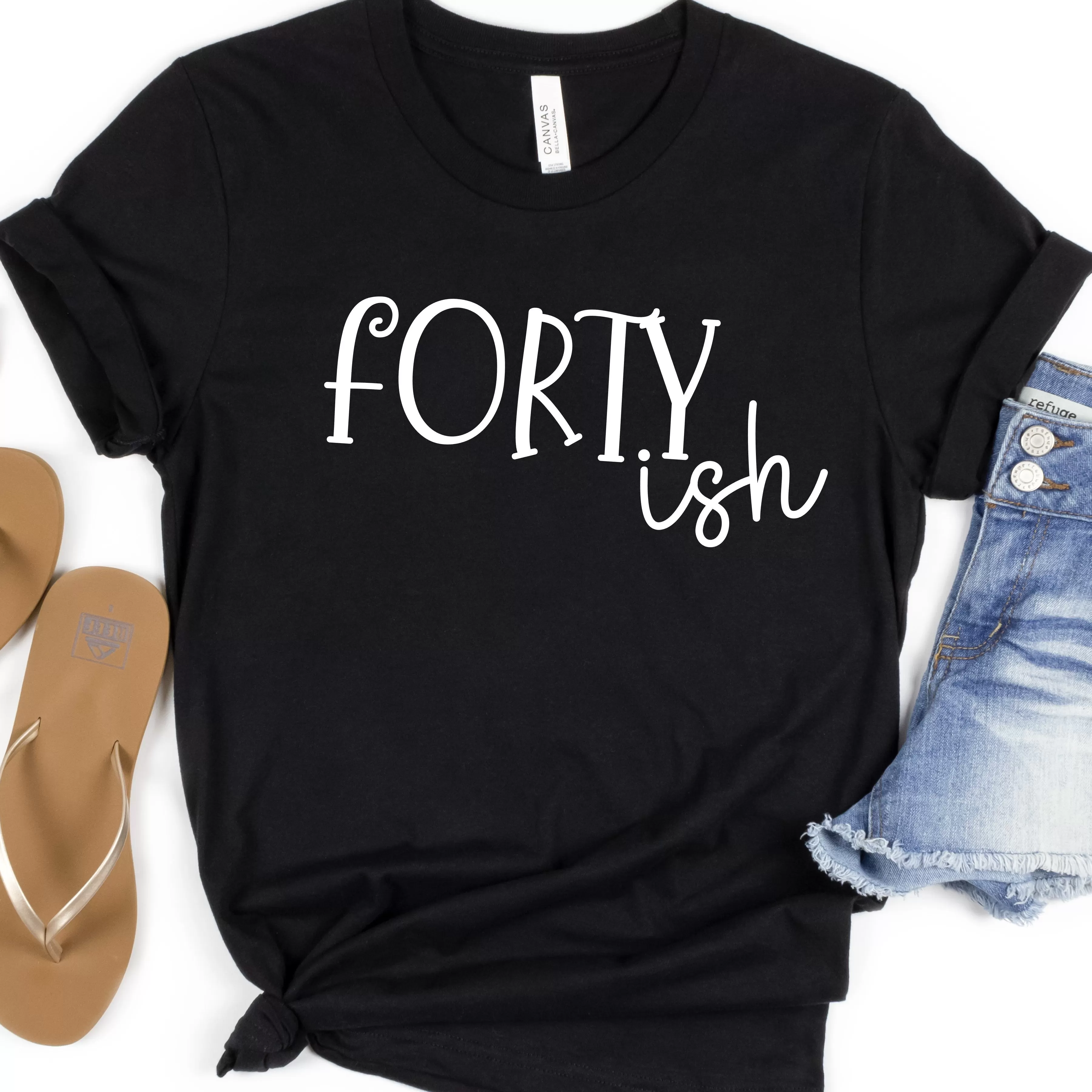 FORTY-ish Birthday Shirt | 40th Birthday Shirt | Funny Birthday Shirt