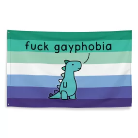 fuck gayphobia flag