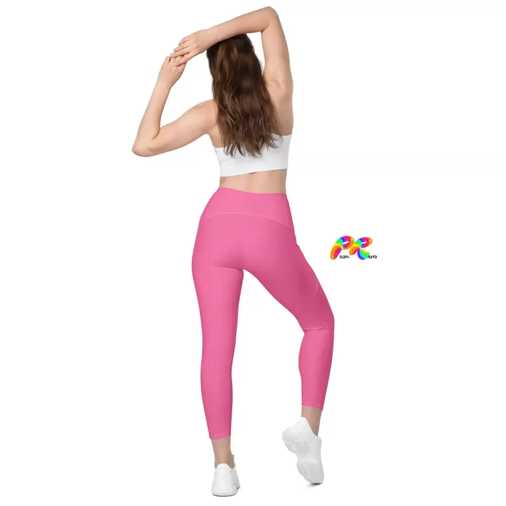 Fuscia Festival Gym Leggings