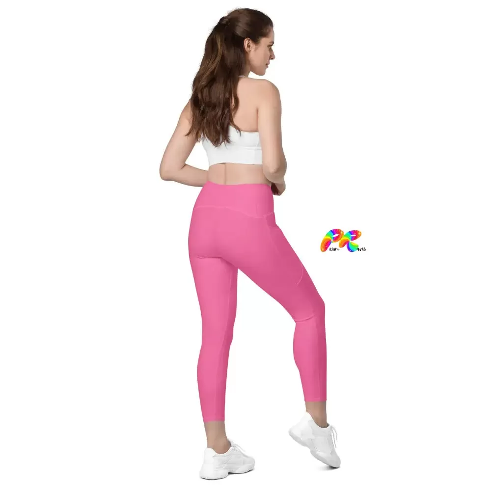 Fuscia Festival Gym Leggings