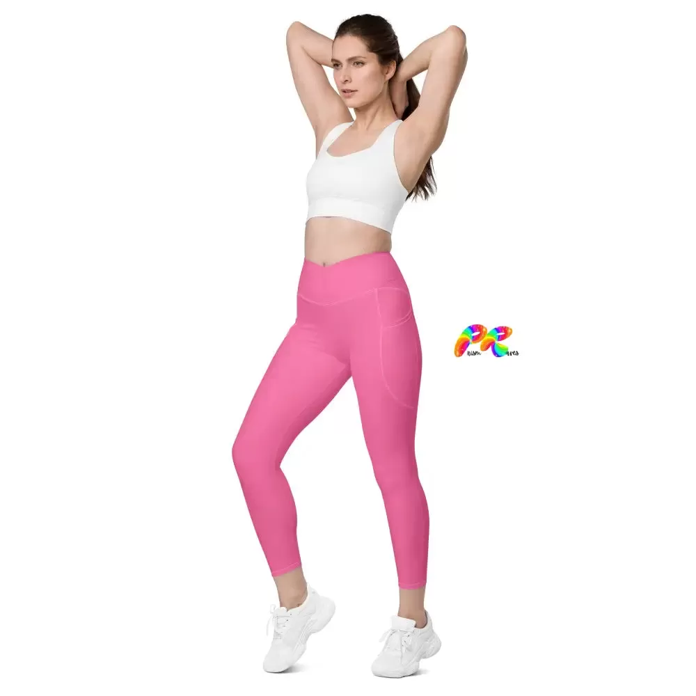 Fuscia Festival Gym Leggings