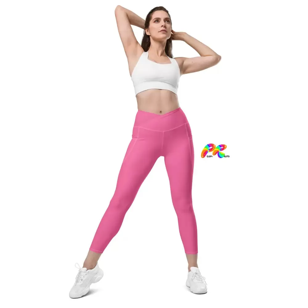 Fuscia Festival Gym Leggings