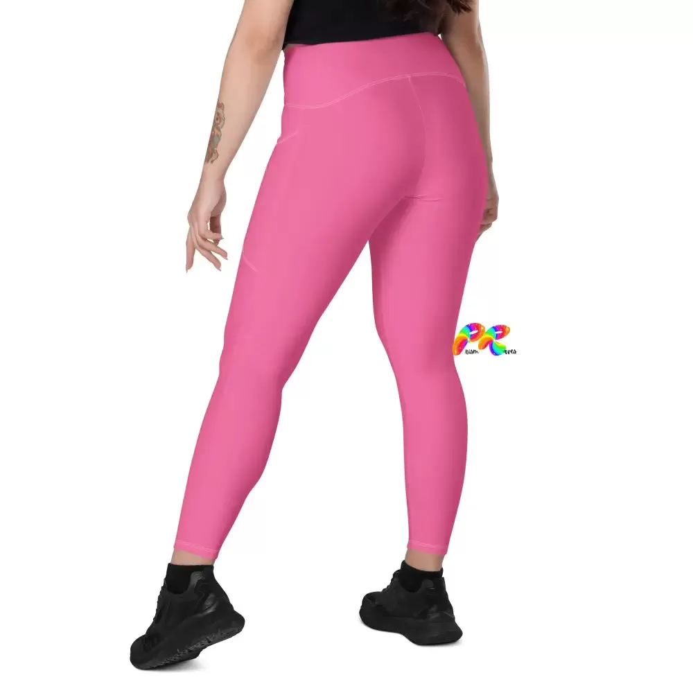 Fuscia Festival Gym Leggings