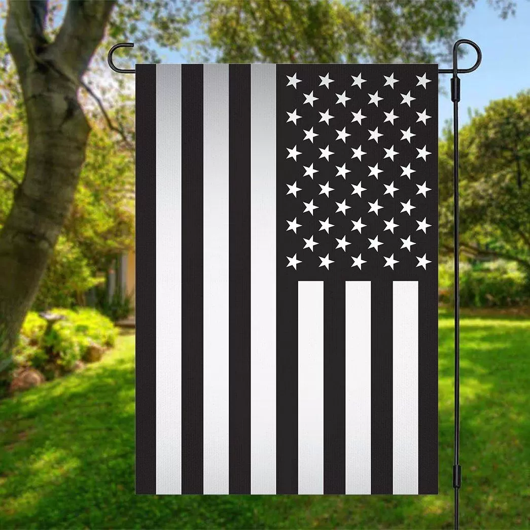 Gearhuman 3D Black American Custom Flag