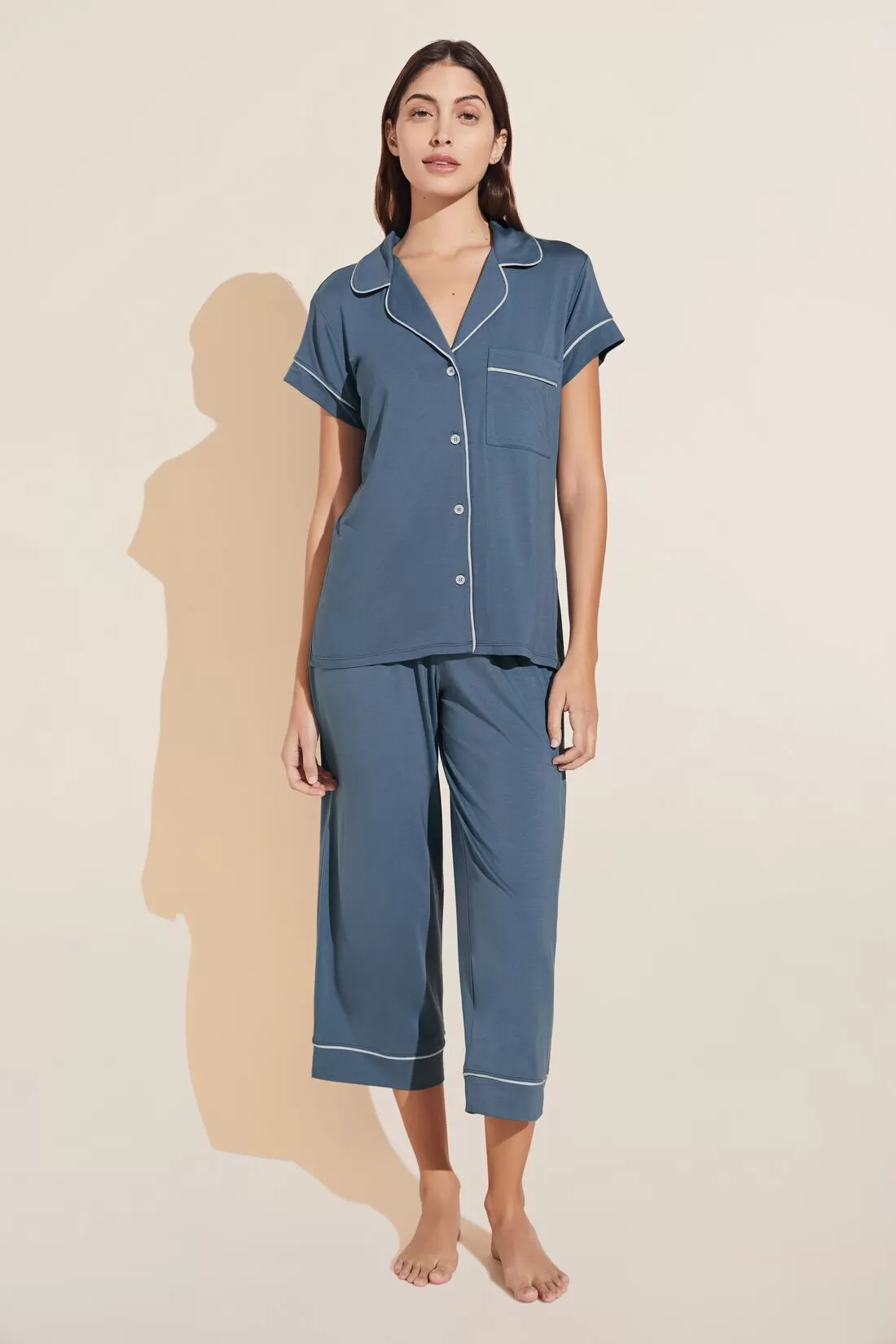 Gisele TENCEL™ Modal Short Sleeve Cropped PJ Set