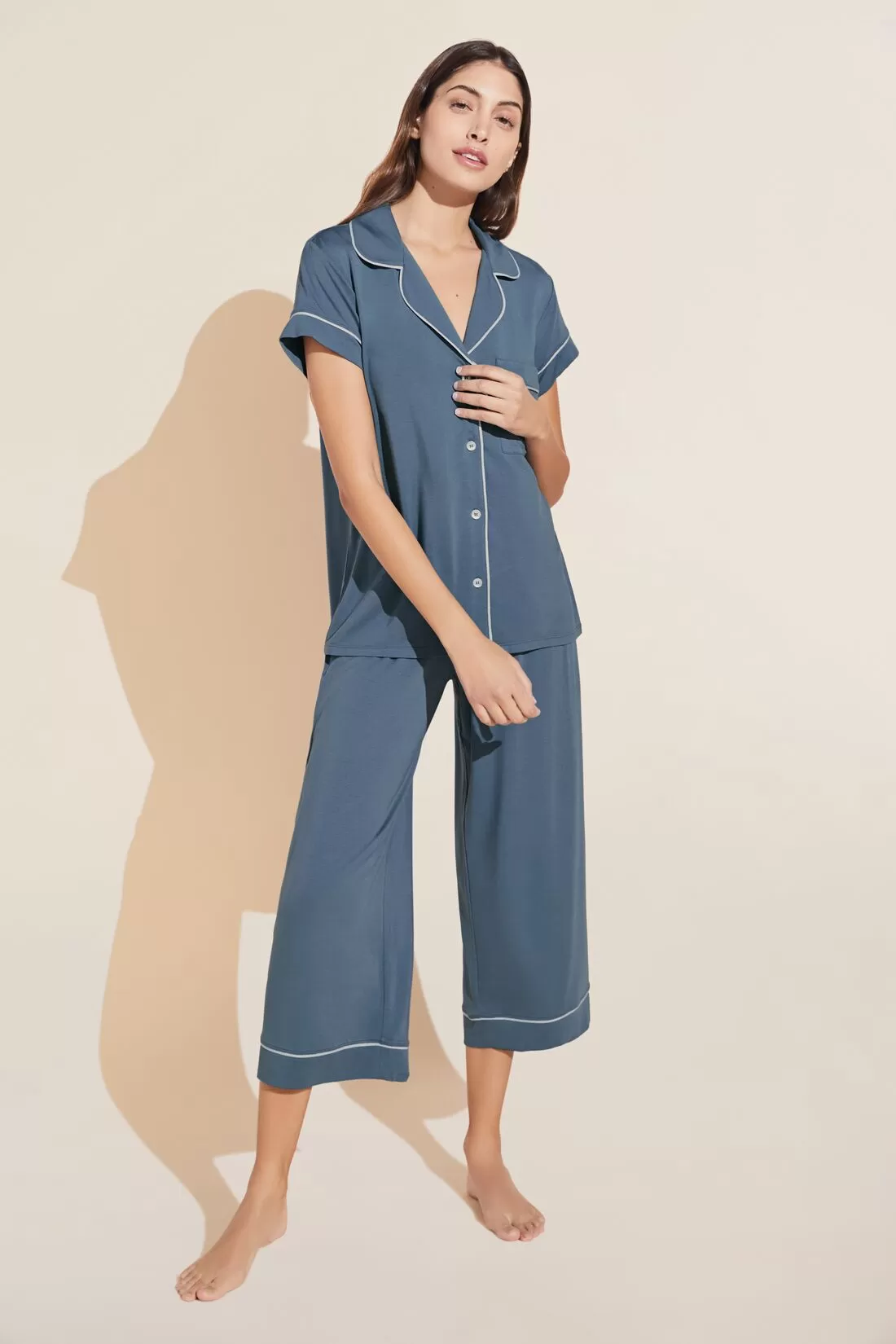 Gisele TENCEL™ Modal Short Sleeve Cropped PJ Set