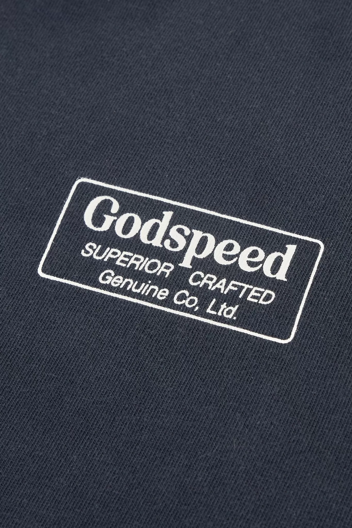 Godspeed 'Genuine' Heavyweight Organic T-Shirt - Navy