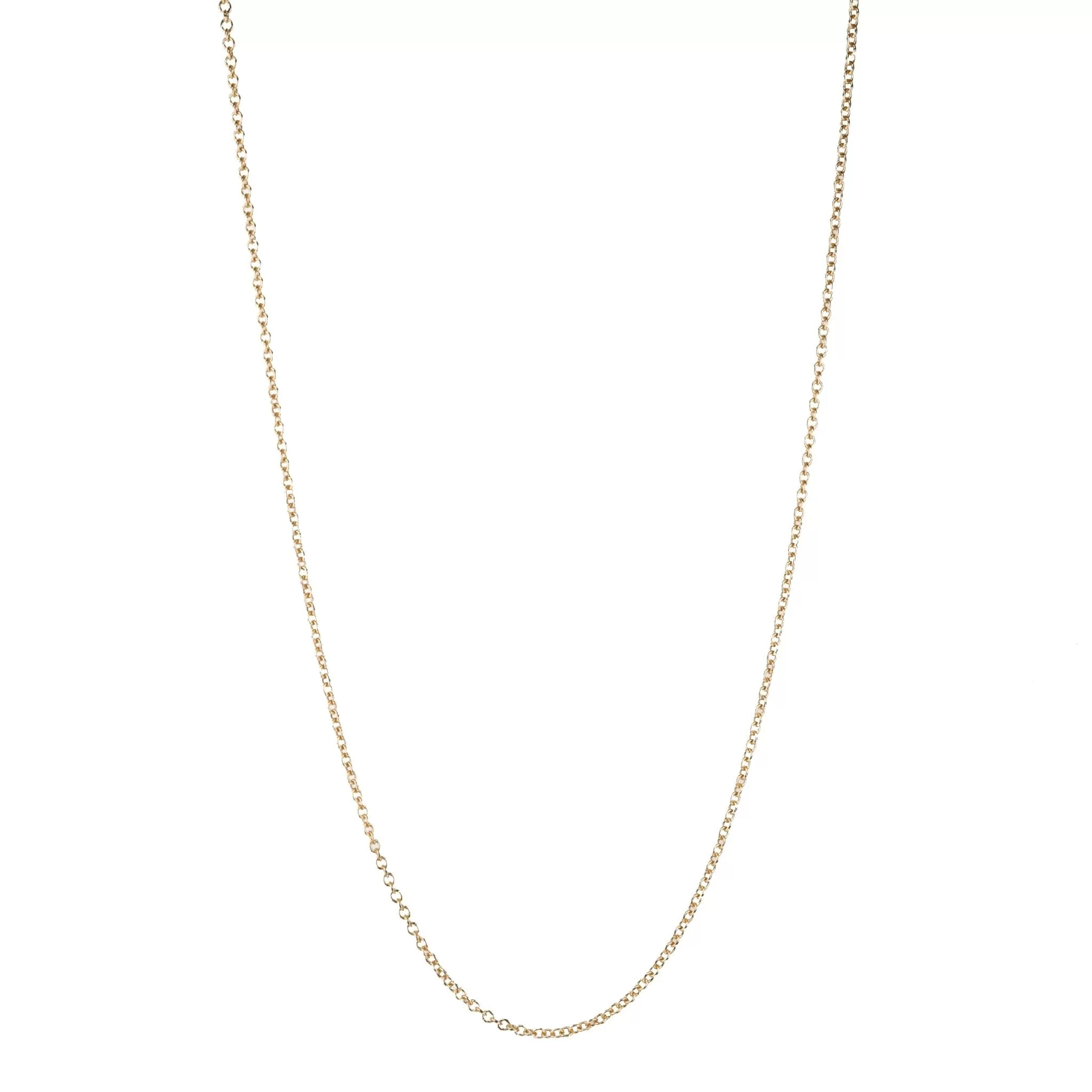 Gold 1.1mm Cable Chain in 16