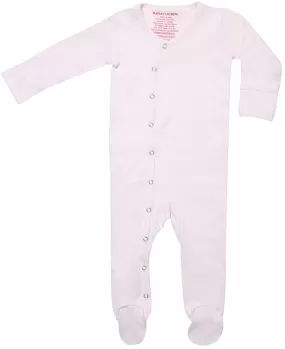 GOTS Certified Organic Cotton Baby Clothes Footed Sleepwear (Natural)