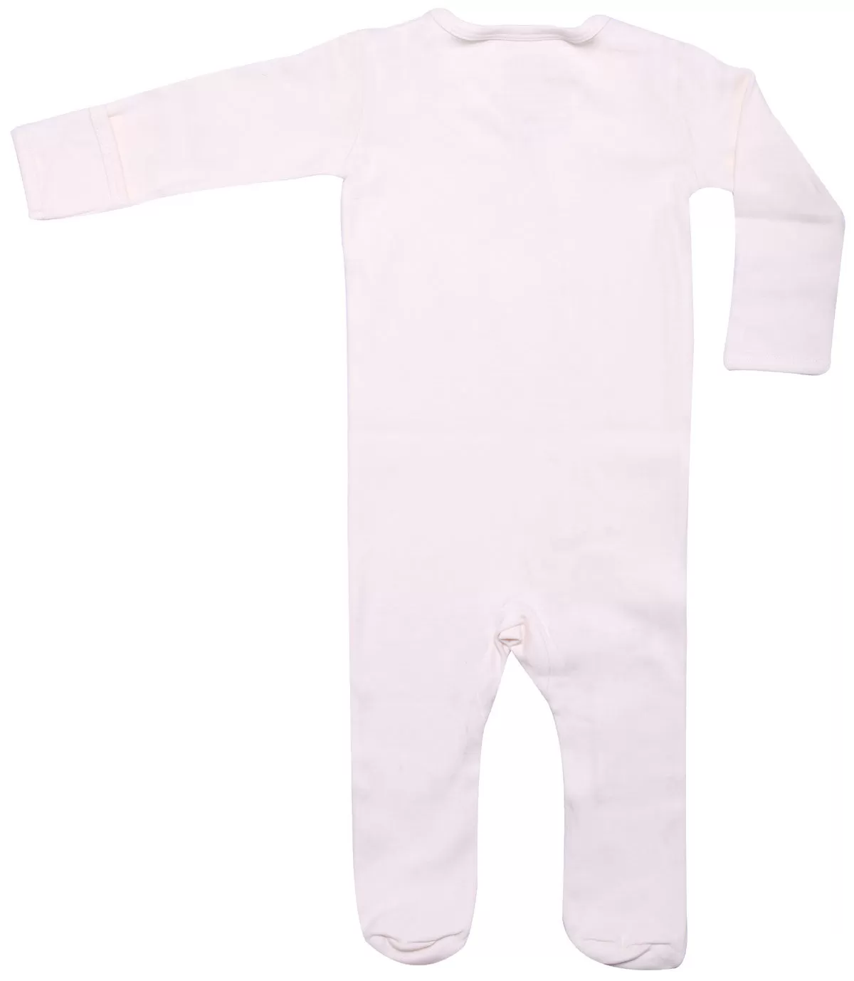 GOTS Certified Organic Cotton Baby Clothes Footed Sleepwear (Natural)