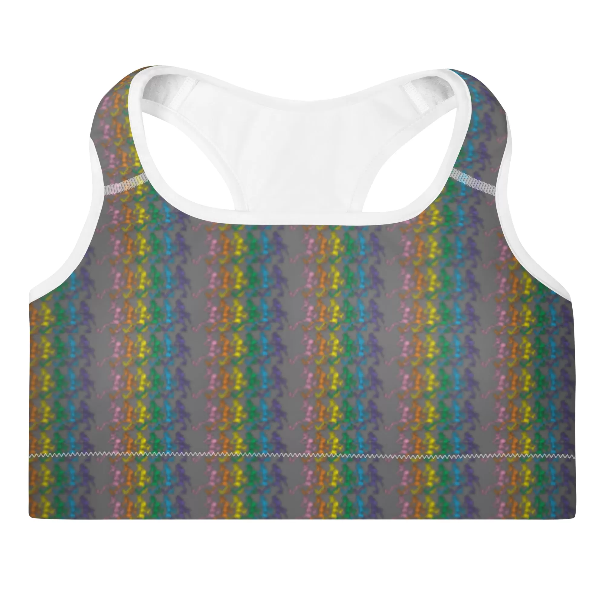 Grateful Dead | Sports Bra | Skeleton Rainbow