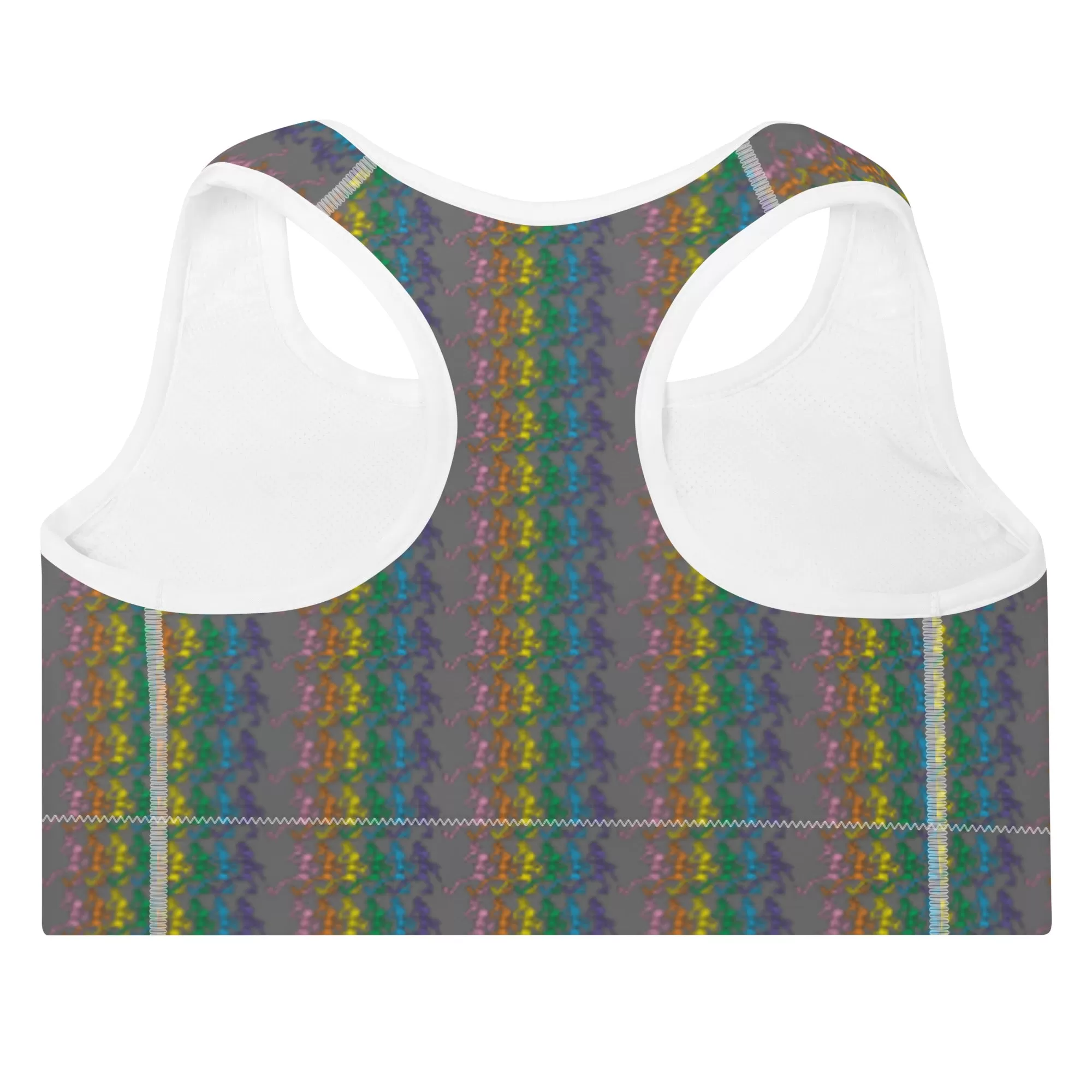 Grateful Dead | Sports Bra | Skeleton Rainbow