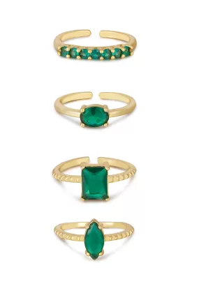 Green With Envy Ring Set