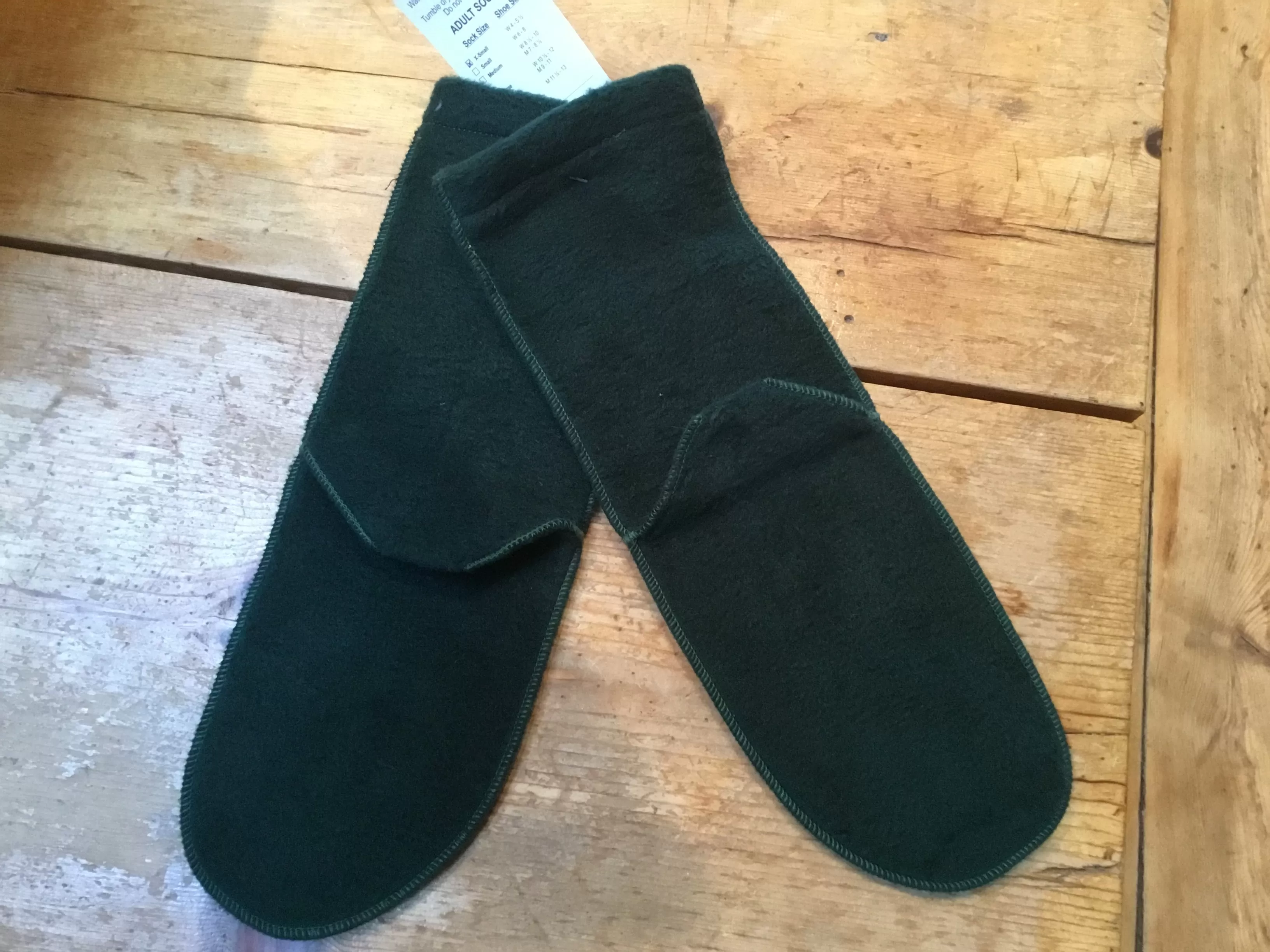 Handmade Fleece Adult Socks