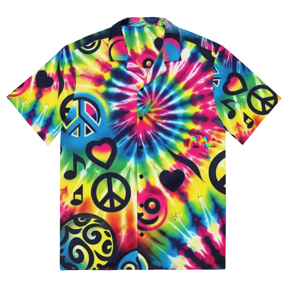 Happy Vibes Rave Hawaiian Shirt