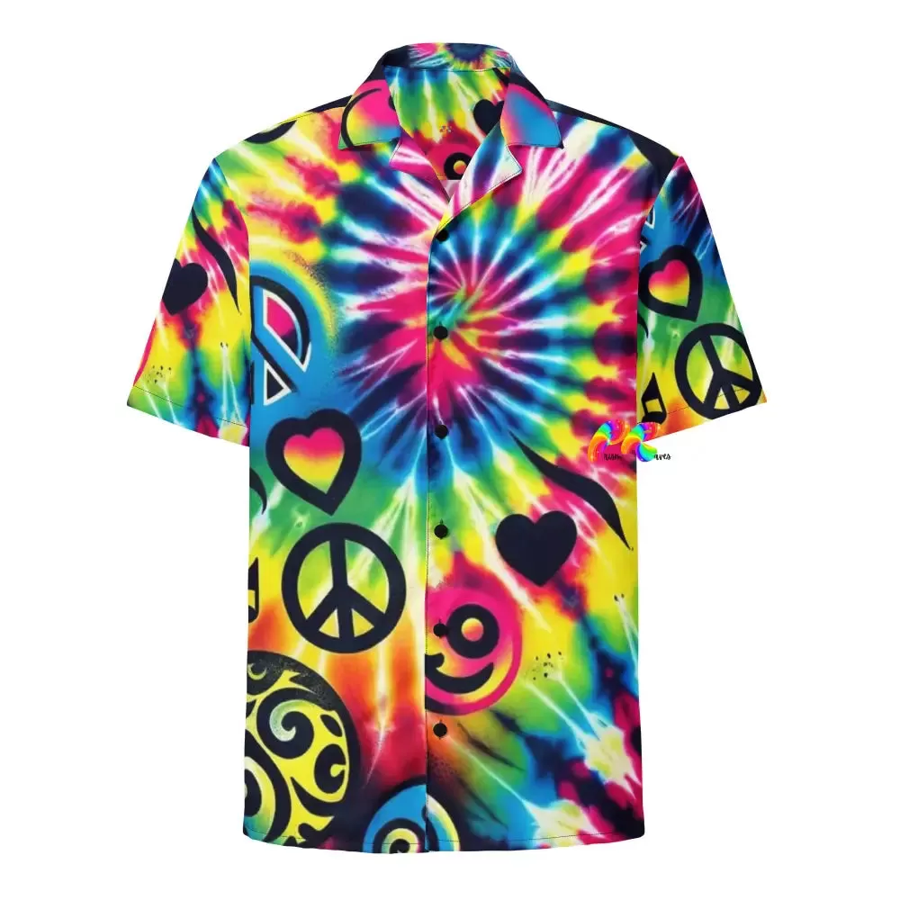 Happy Vibes Rave Hawaiian Shirt