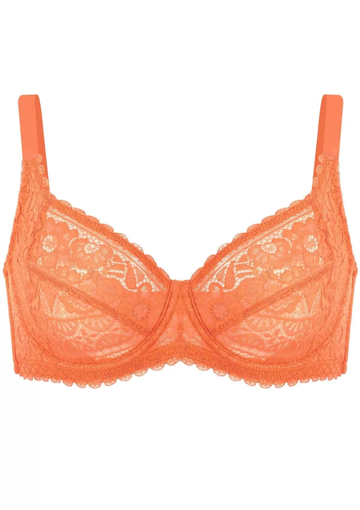 HSIA Leaf Flower Lace Underwire Bra