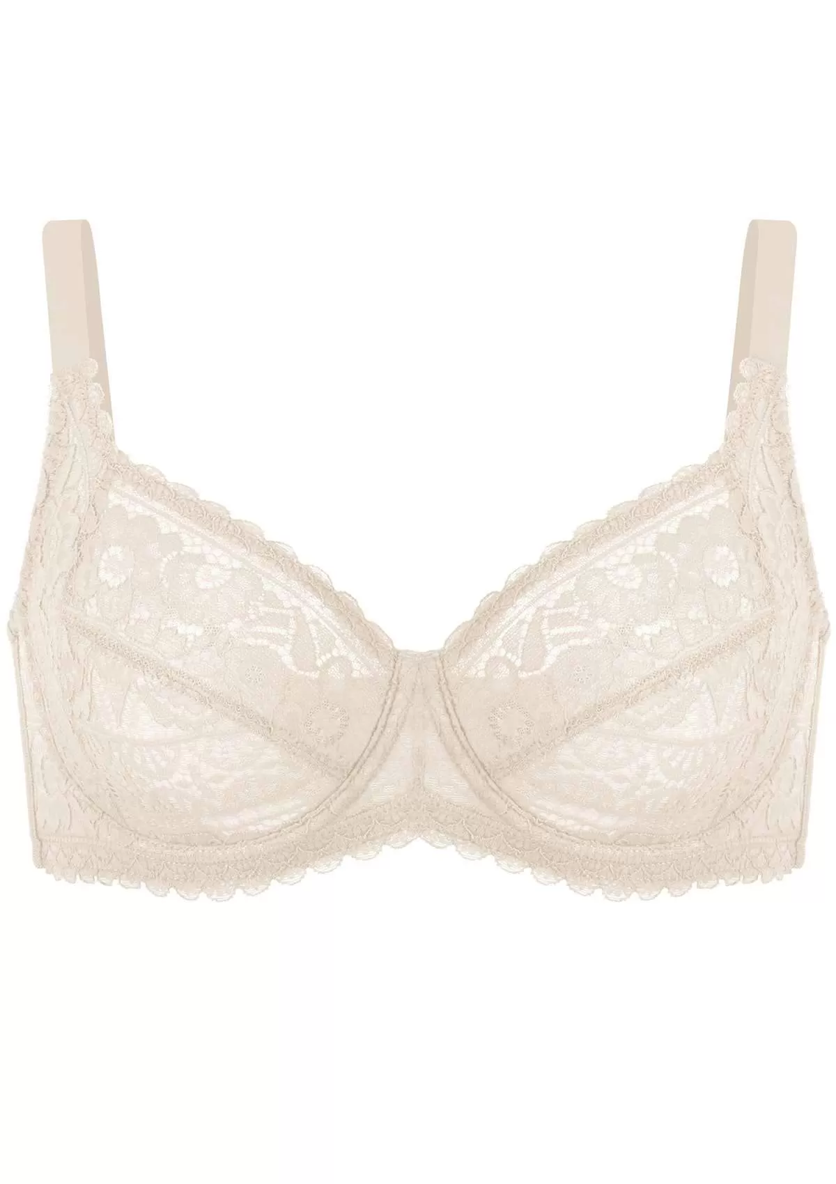 HSIA Leaf Flower Lace Underwire Bra