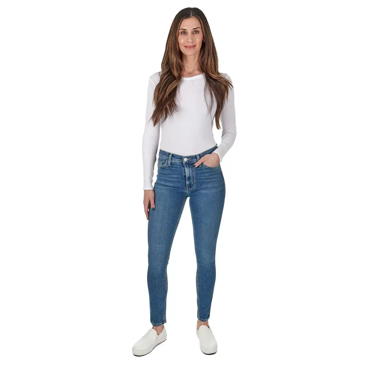 Hudson Women's Blair High Rise Super Skinny Ankle Jeans