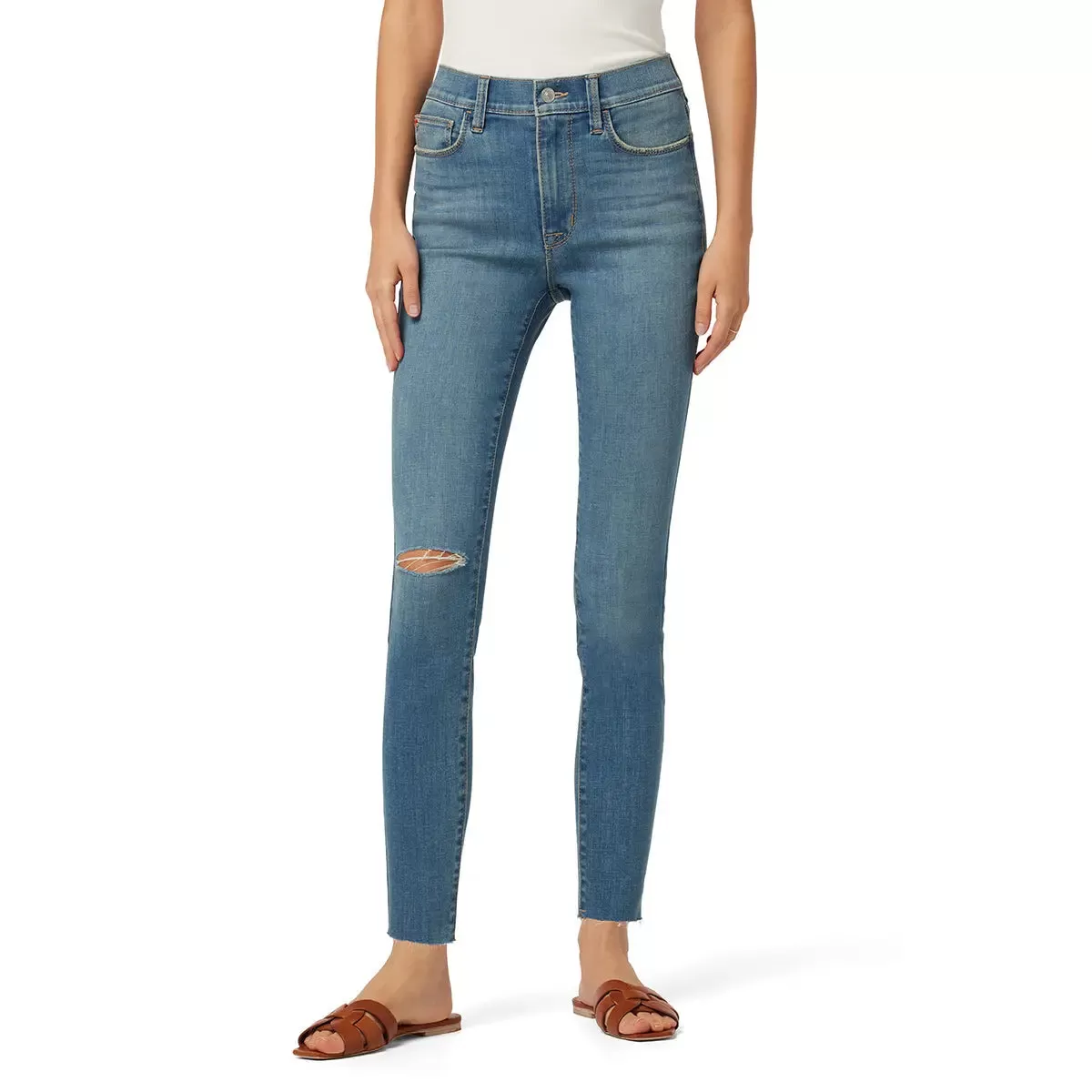 Hudson Women's Blair High Rise Super Skinny Ankle Jeans