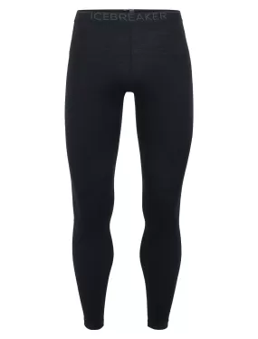 icebreaker Merino Base Layer Men's 200 Oasis Leggings Tights - Black, Loden