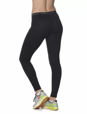 icebreaker Merino Base Layer Women's 200 Oasis Leggings Tights - Black