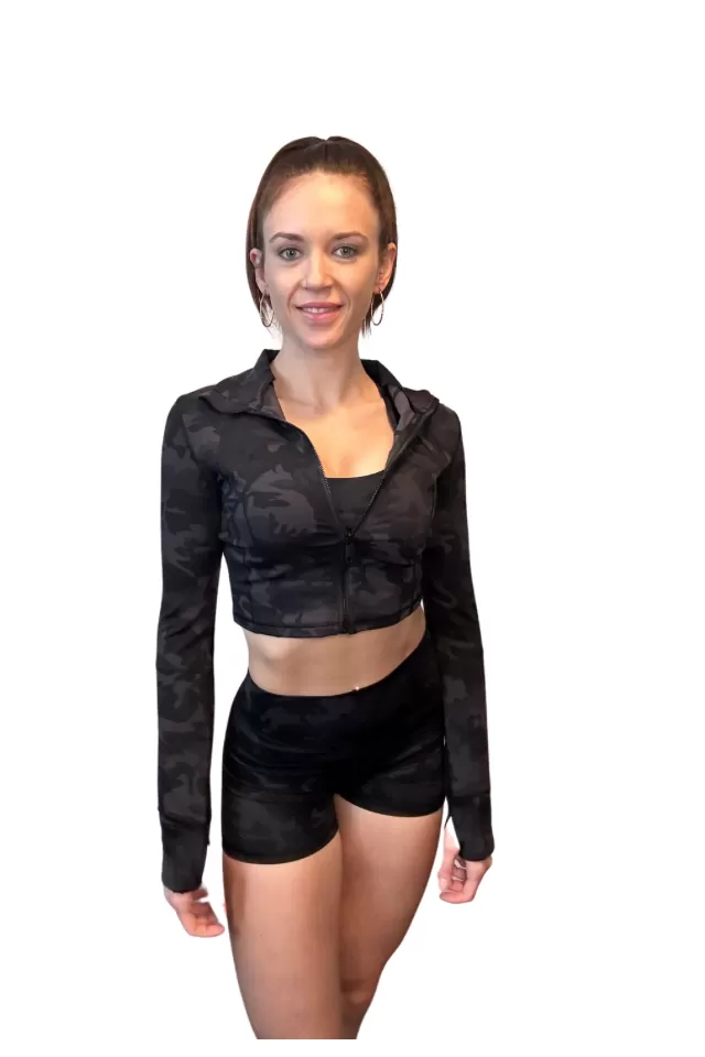 Imperial Black Camo Sports Bra