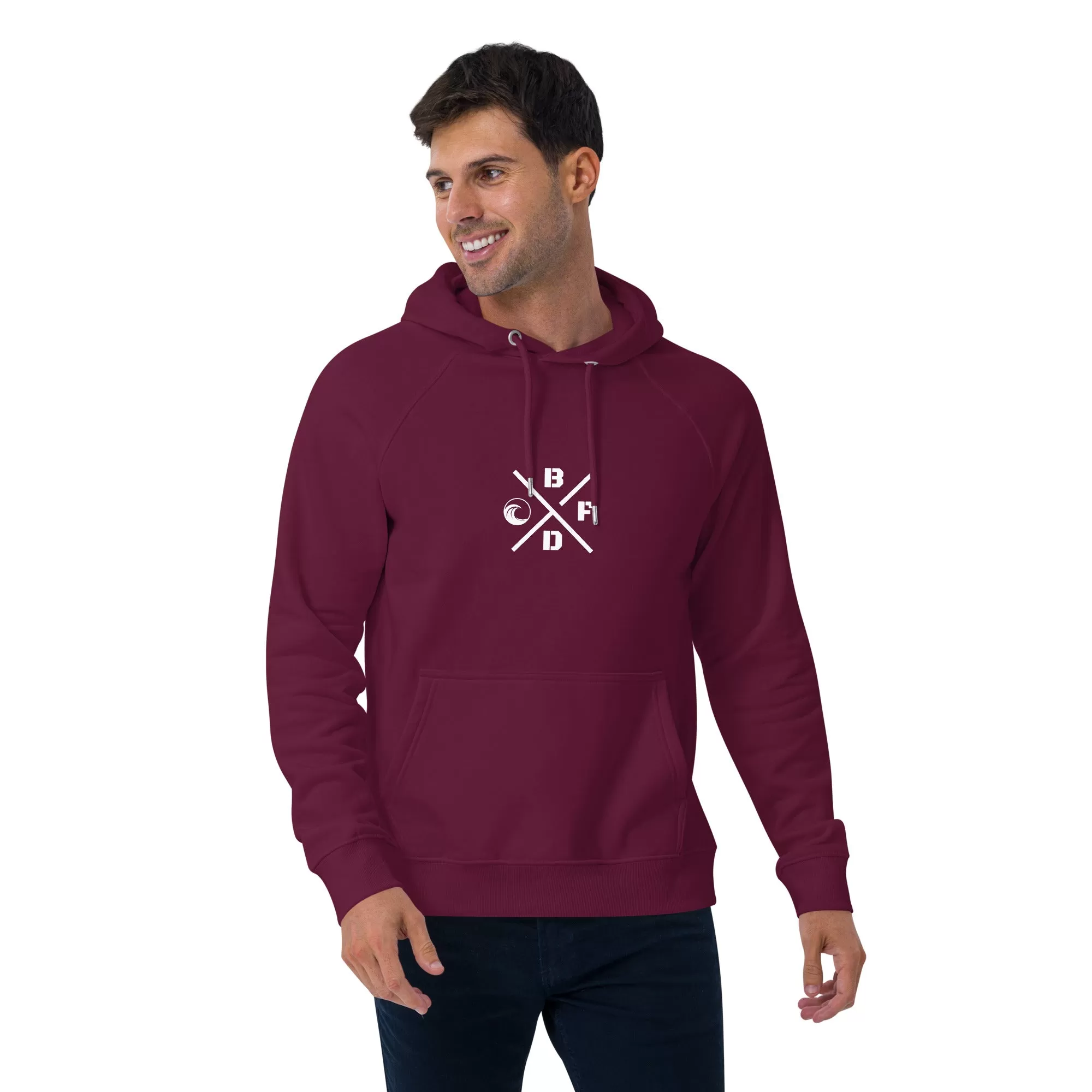 Initials Crossed Eco Hoodie XT