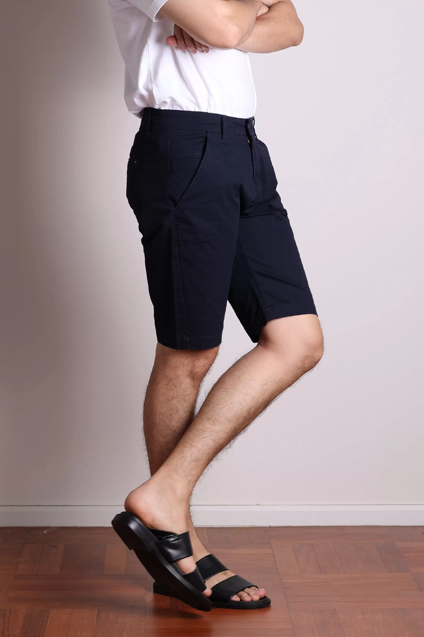 JACK RUSSEL MEN SHORTS SLIM FIT  รุ่น JS-217/BLU