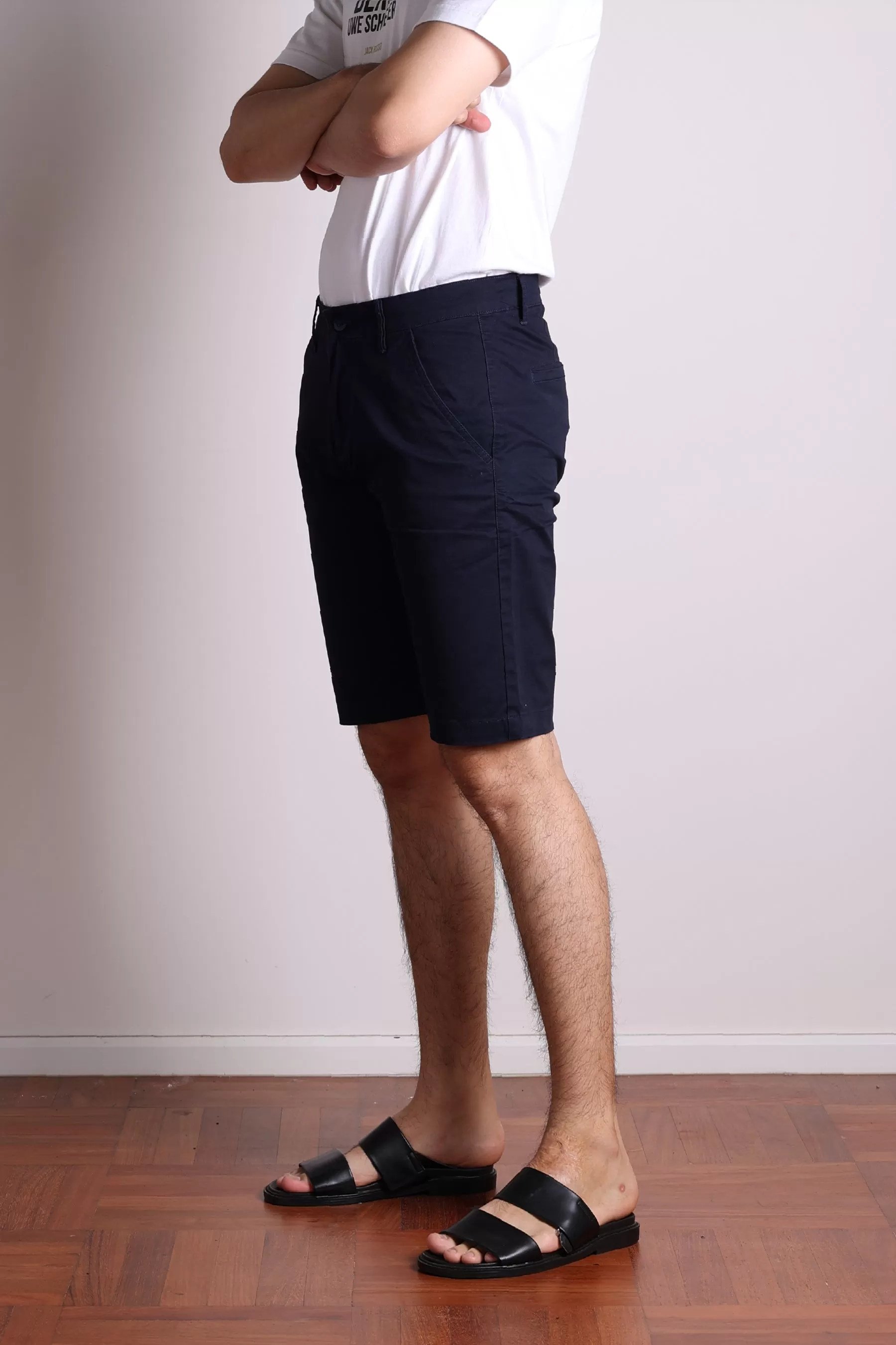 JACK RUSSEL MEN SHORTS SLIM FIT  รุ่น JS-217/BLU