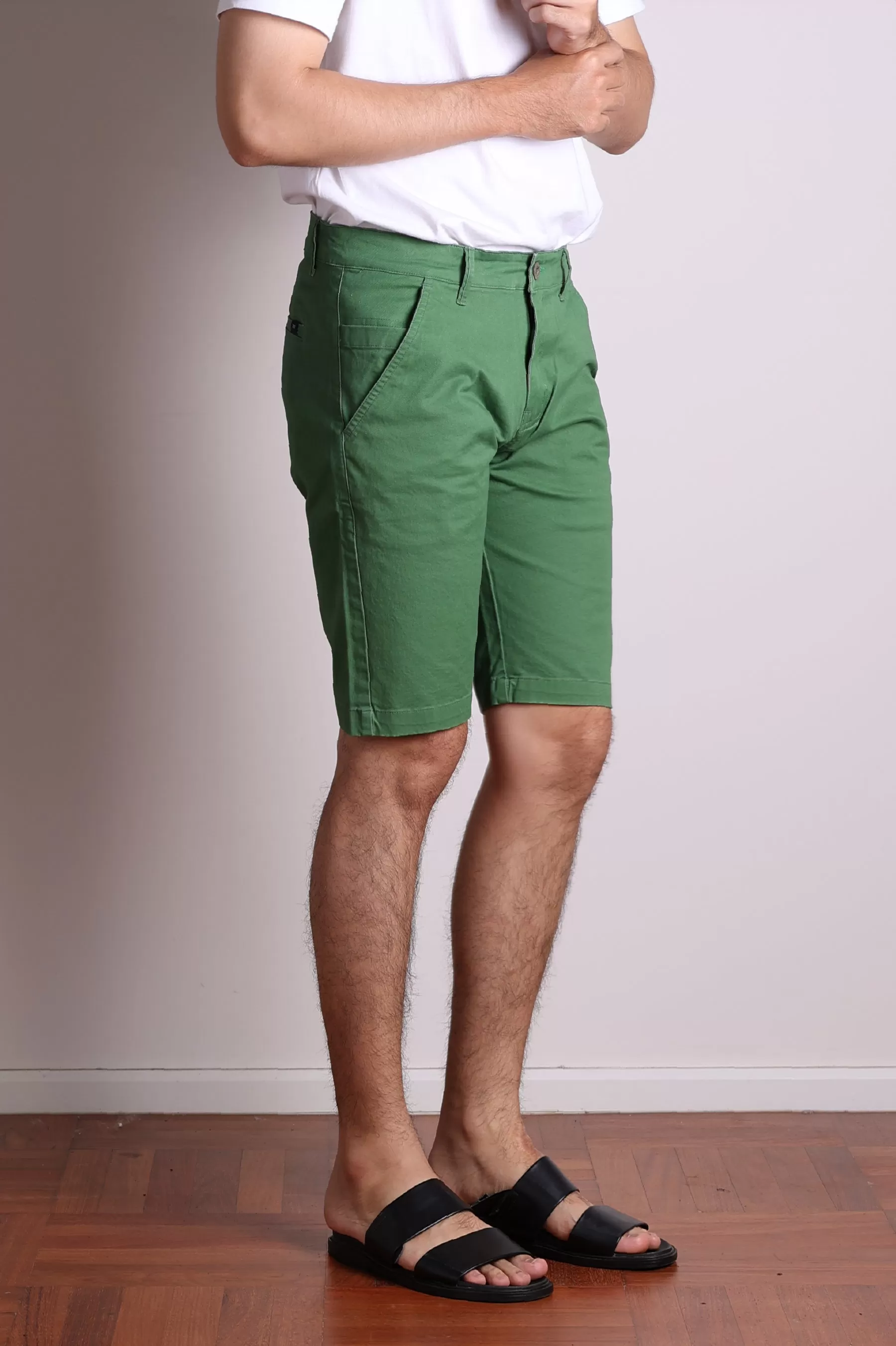 JACK RUSSEL MEN SHORTS SLIM FIT  รุ่น JS-217/GRN