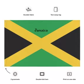 Jamaica Flag / Jamaician Flag Colors / High Quality Flag