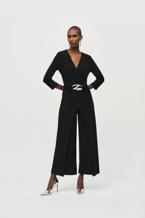 Joseph Ribkoff Wrap Jumpsuit 243079 - Black