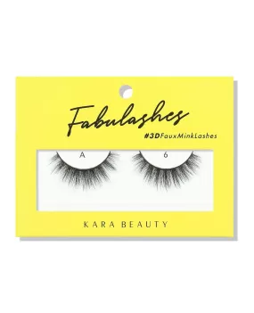 Kara Beauty 3D Faux Mink Eyelashes-A6